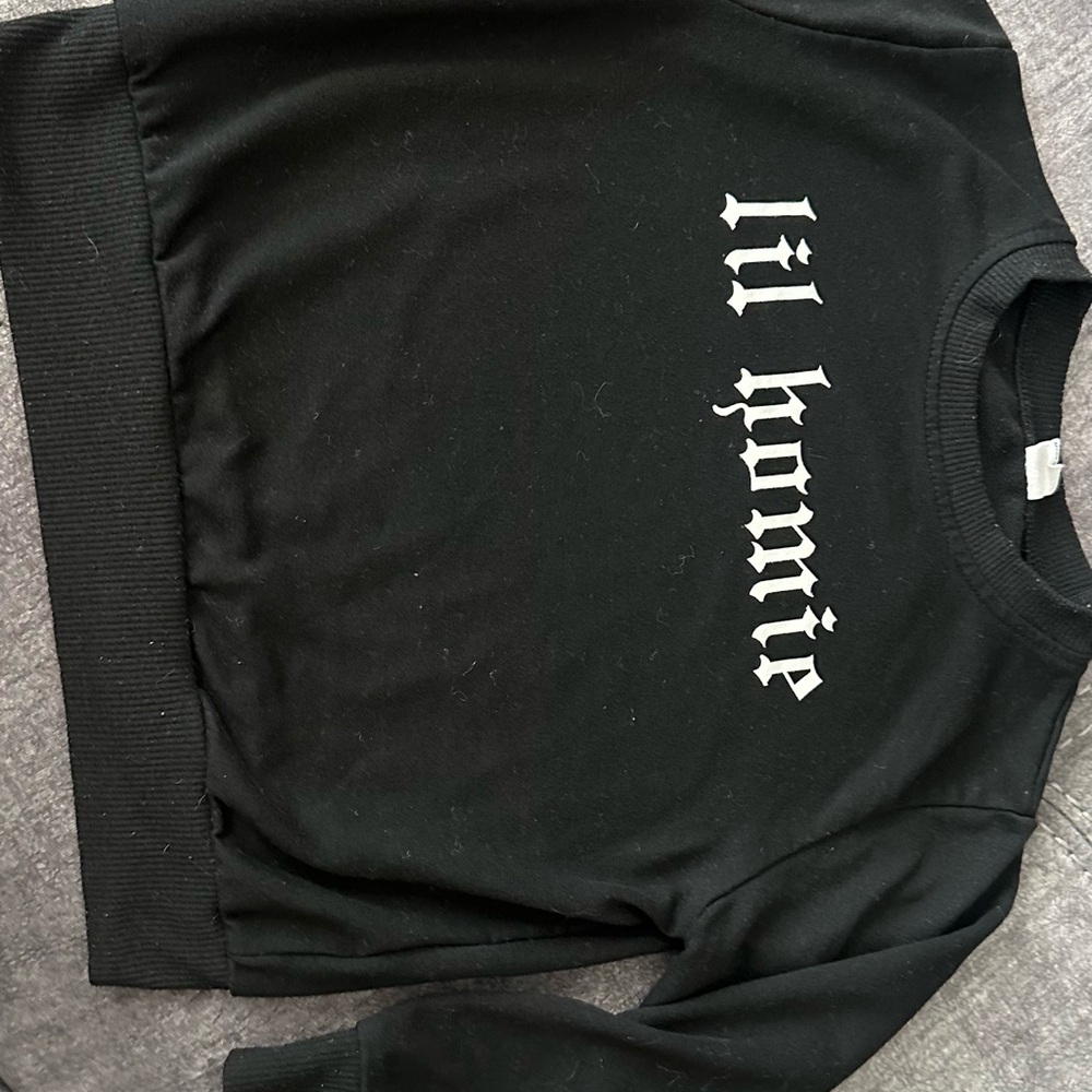 Black 'Lil Homie' Sweatshirt